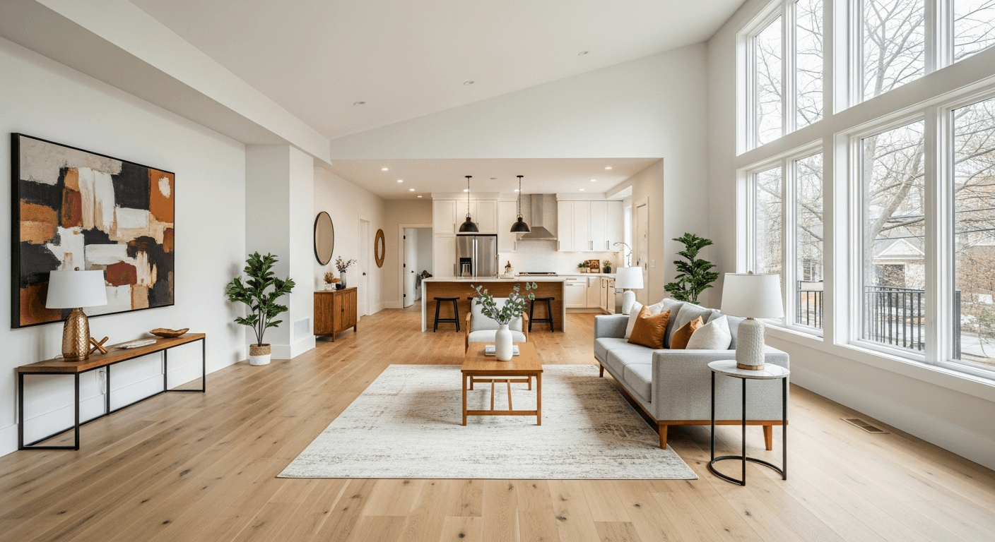 Modern home renovation by White Wall Renovation